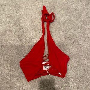 princess polly red crop top